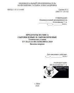 Как сделать самостоятельно технические условия?